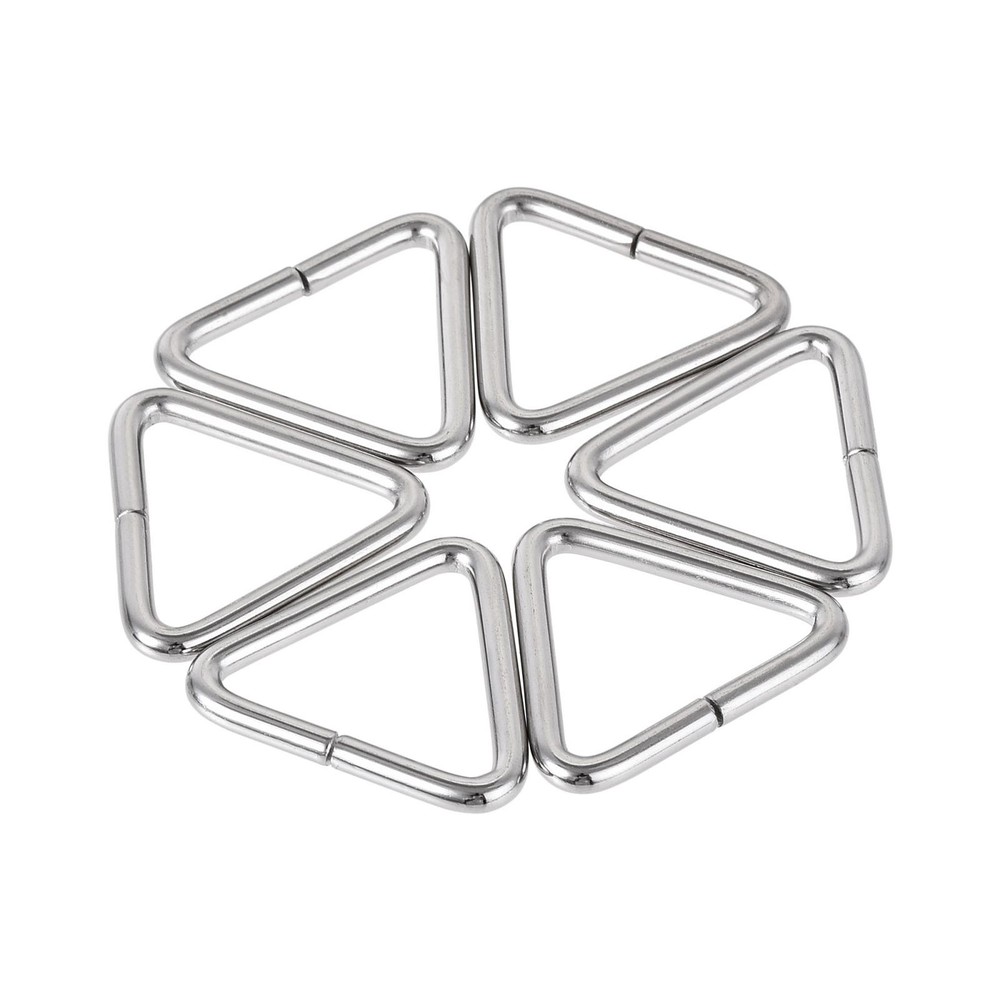 Metal Triangle Ring Buckle 0.79" (20mm) Inner Width 20pcs Width