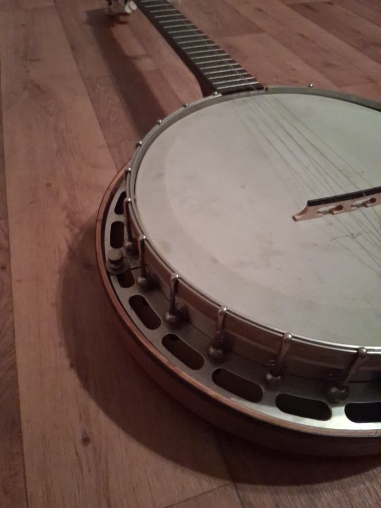 Cool Vintage Eagle 5 String Resonator Banjo