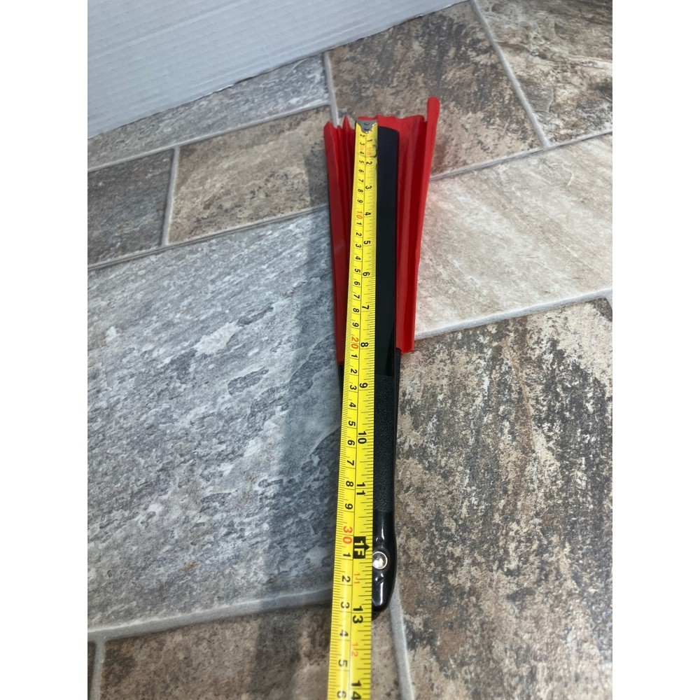 Red Black Folding Fan Dance Prop Performance Stage Accessory