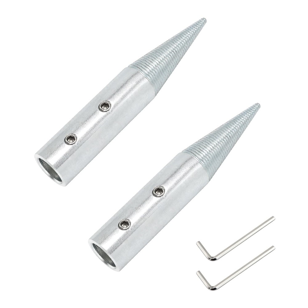 BLSGBUIDING 5/8" Spindle Tapered Threaded Adapter Left & Right Pair