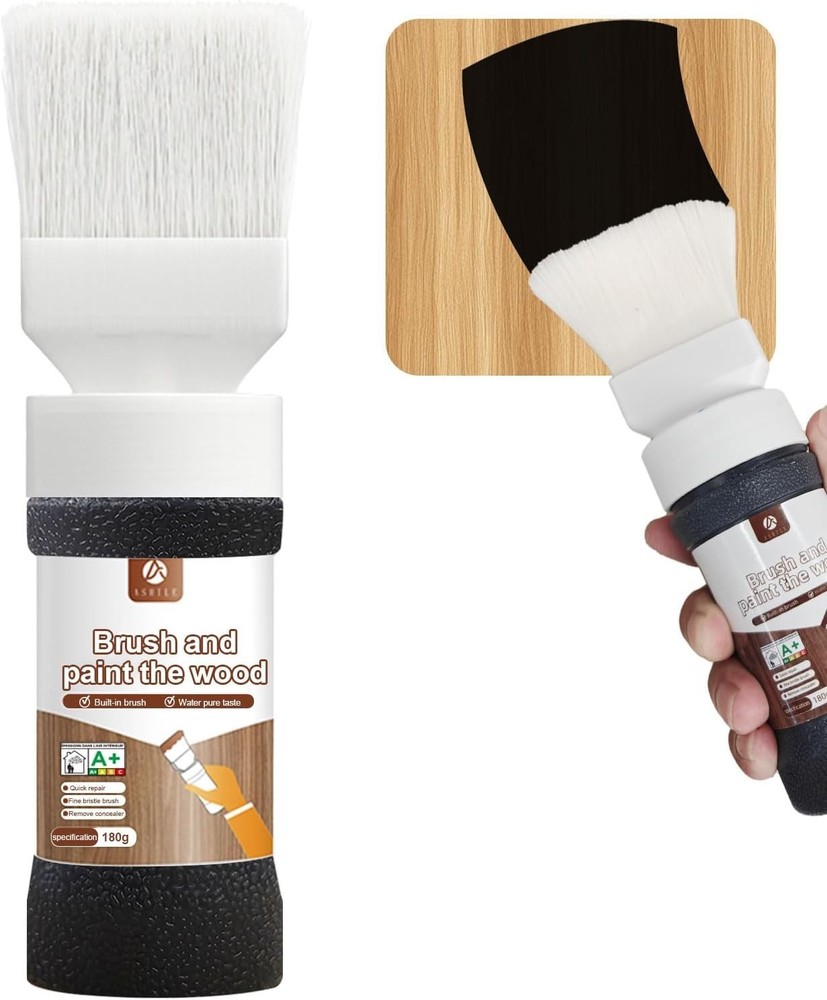 Quick Drying Black Paint: No Sanding, Gloss Finish, Safe for Home Use - 6.35 oz