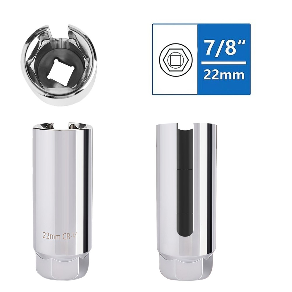 5PC Offset Oxygen Sensor Socket Set Automotive O2 Sensor Wrench Remover Tool Kit