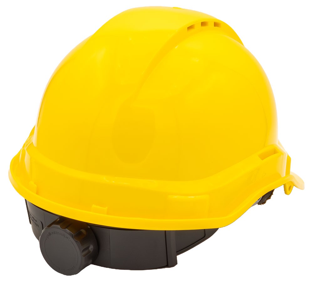 (5 Pack) Safety Helmet - Yellow (Type 1 ABS Material)