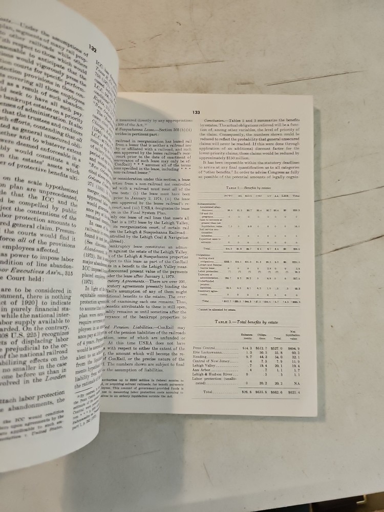 1975 United States Railway Association Final System Plan. Volume 1