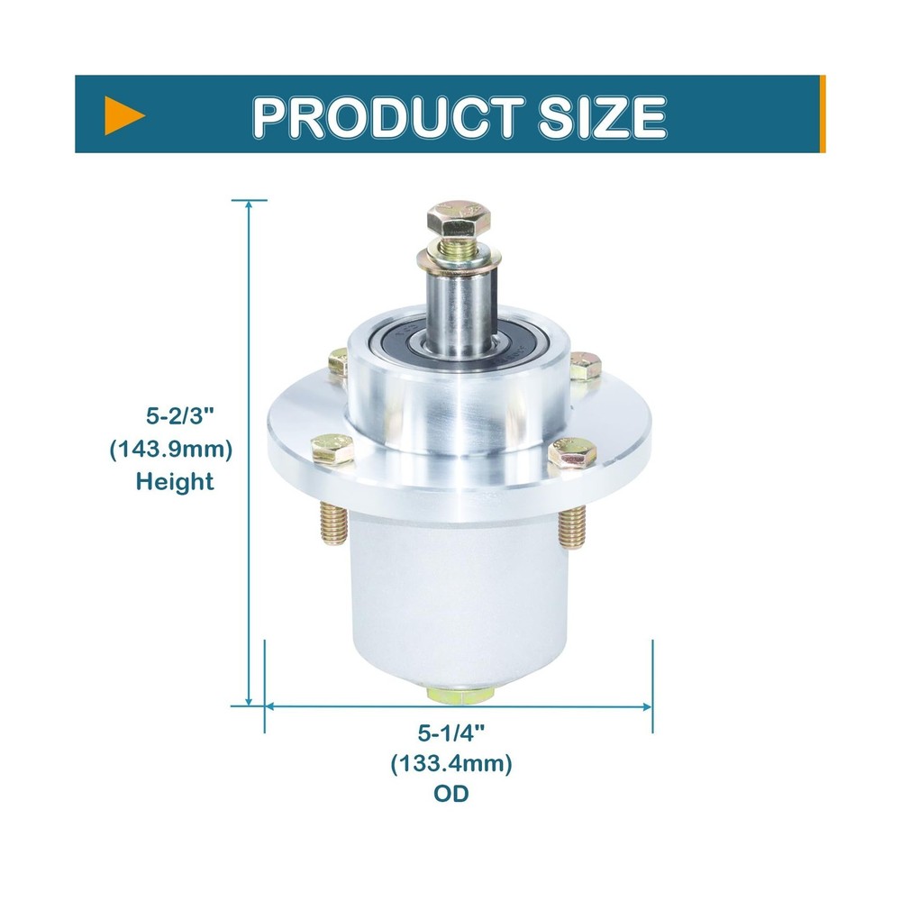 037-2050-00 Spindle Assembly with 033-4890-00 Pulley Replaces Bad Bo y MZ & M...