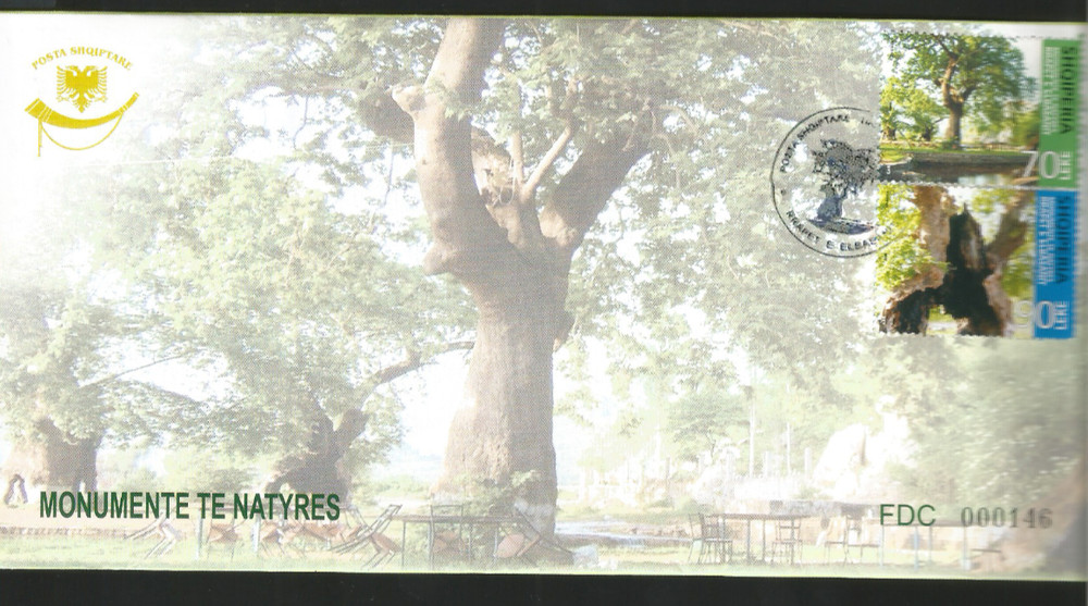 Albania 2006 FDC Elbasan Plane Trees