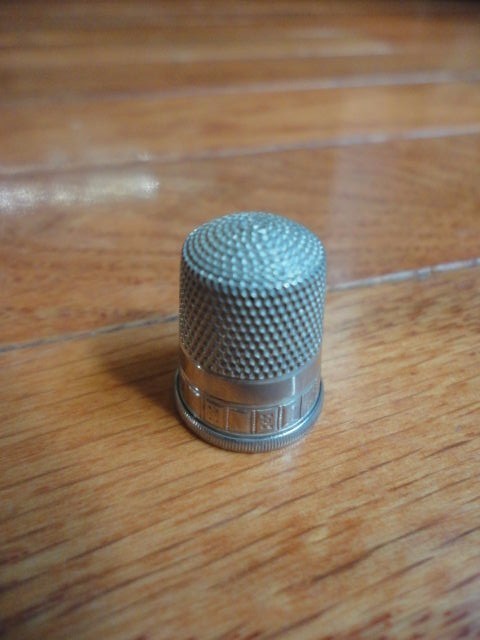 Sterling Silver Thimble #10 Vintage