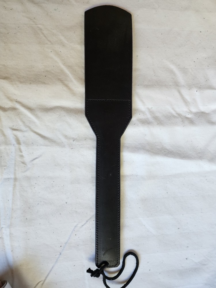 Black Leather Paddle Whip Good Condition Never Used