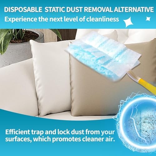 Disposable Microfiber Feather Duster Refills, Multi-Surface Duster 30