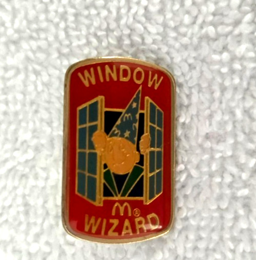 McDonald’s PIN WINDOW WIZARD COLLECTIBLES HTF