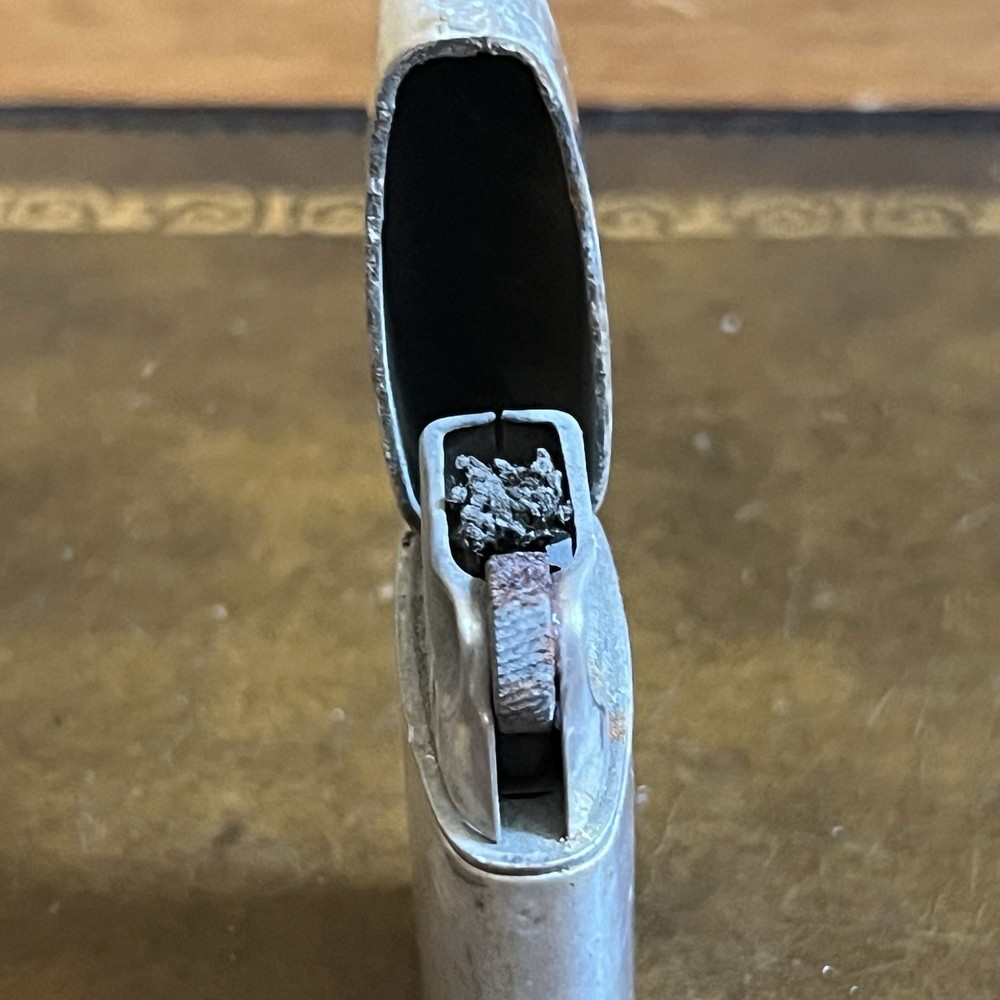 Vintage Silver Ronson Typhoon Lighter