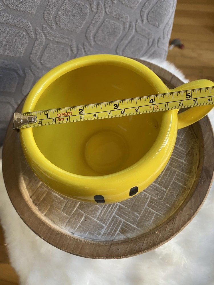 Yellow Smiley Face Ceramic Mug