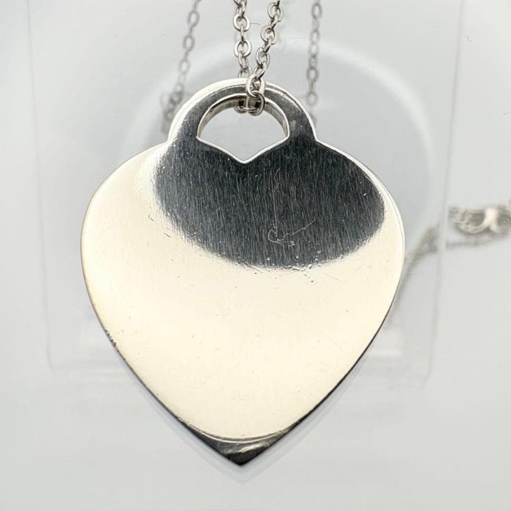 Tiffany & Co. Heart-shaped 925 Silver Necklace