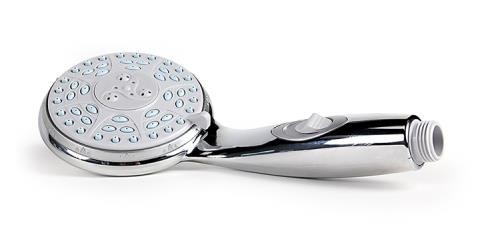 1pc Camco Shower Head With On-Off - Chrome