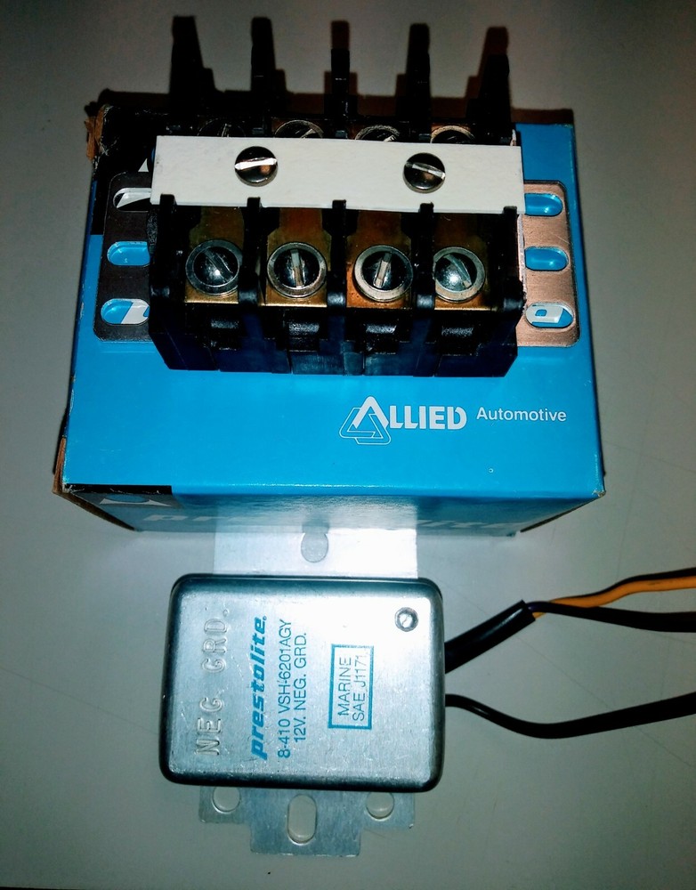 Prestolite Voltage Regulator and Function Block 12 volt Neg. Ground  (hardware i