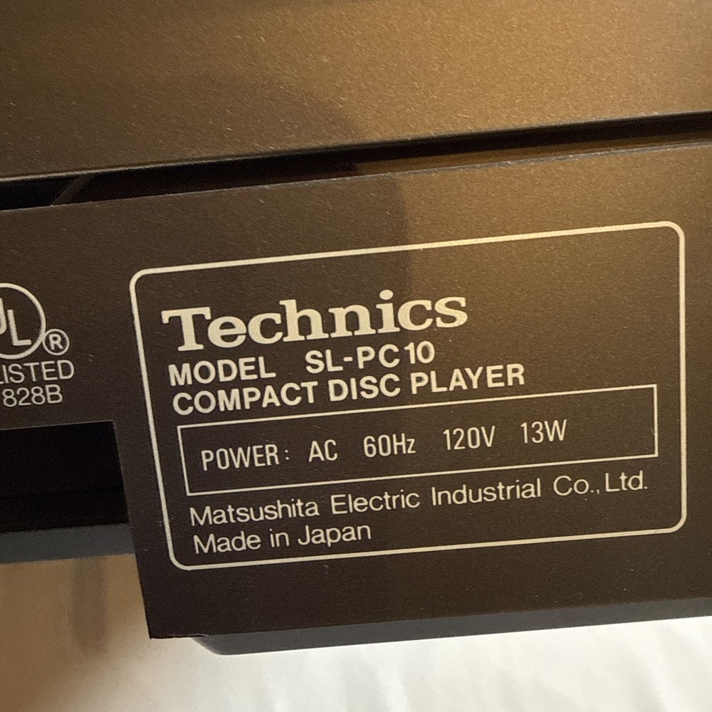 Technic SL-PC10 Multi Compact Disc Player - 5 Disc Changer Works Sounds Great 🔥