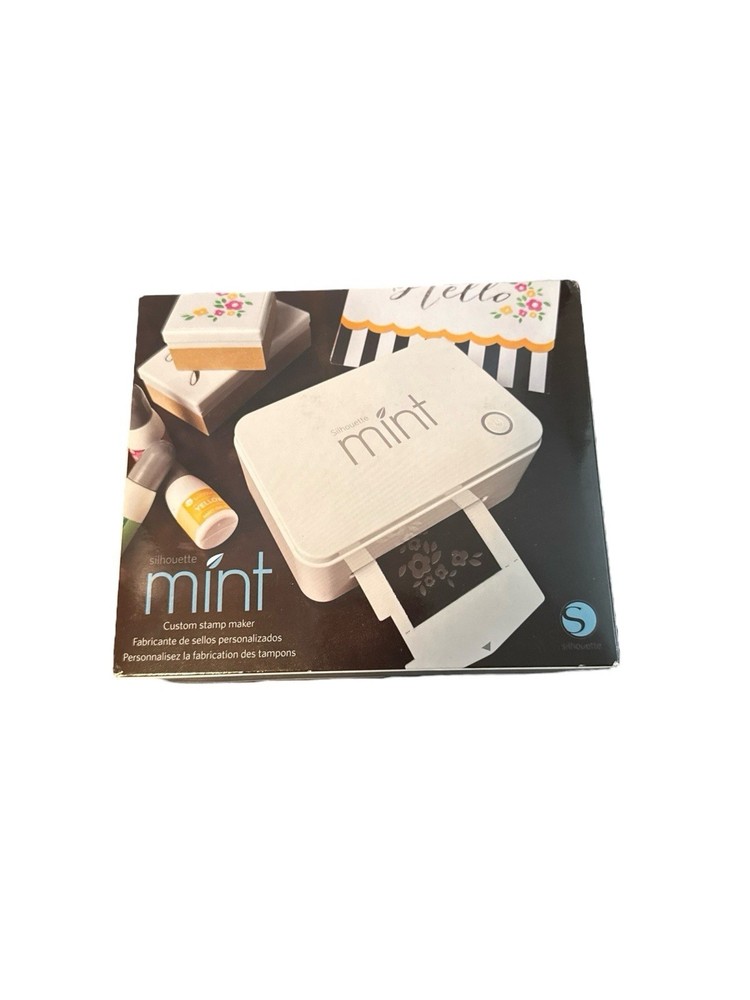Silhouette Mint Custom Stamp Maker Kit & Accessories New