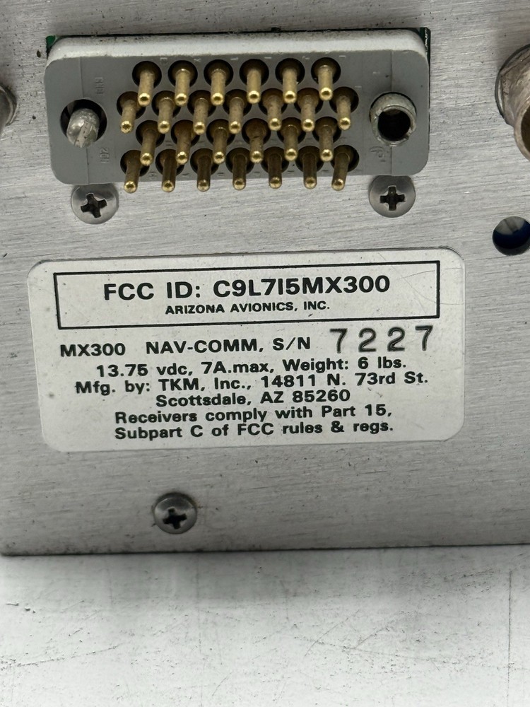 TKM MX 300 NAV/COMM READ