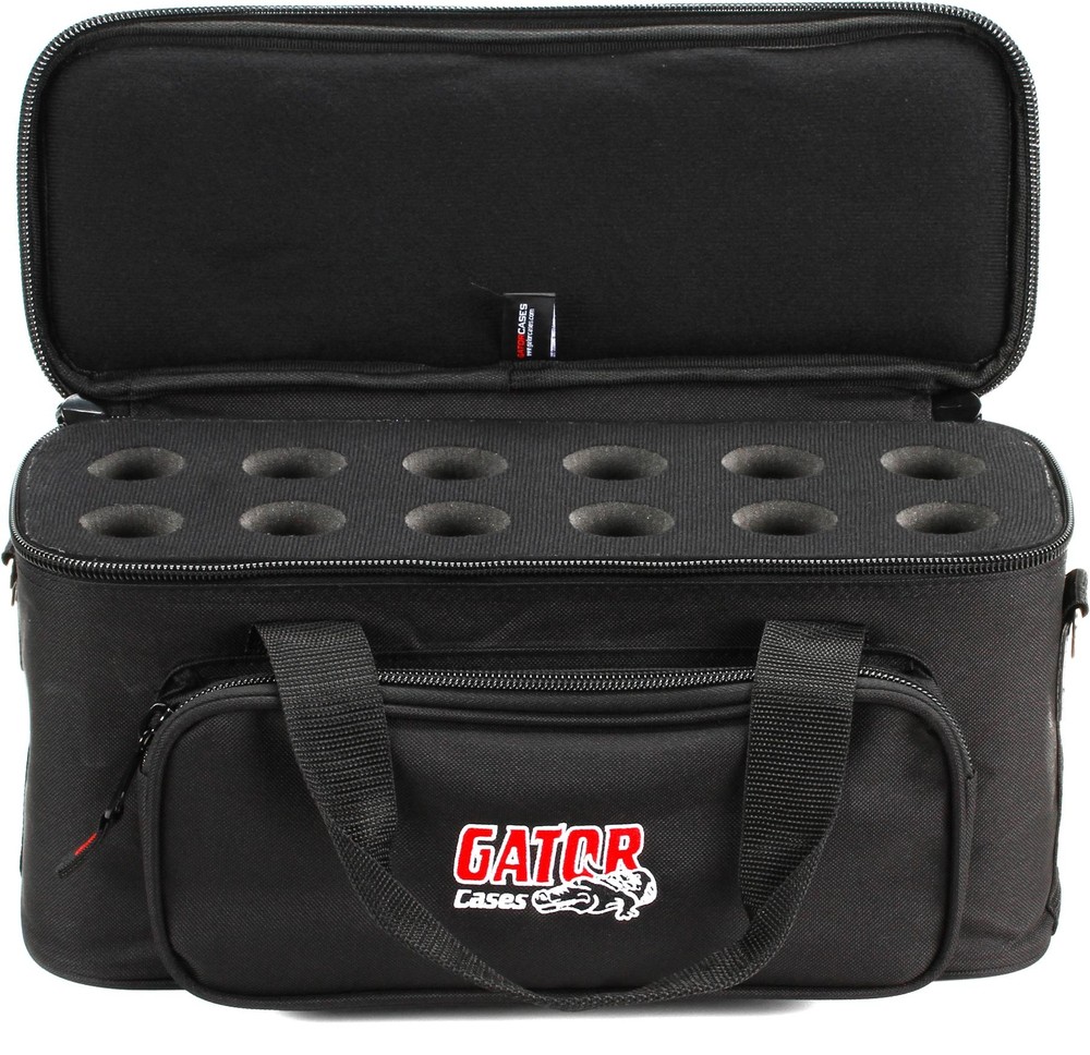 Gator GM-12B Padded 12 Microphone Bag