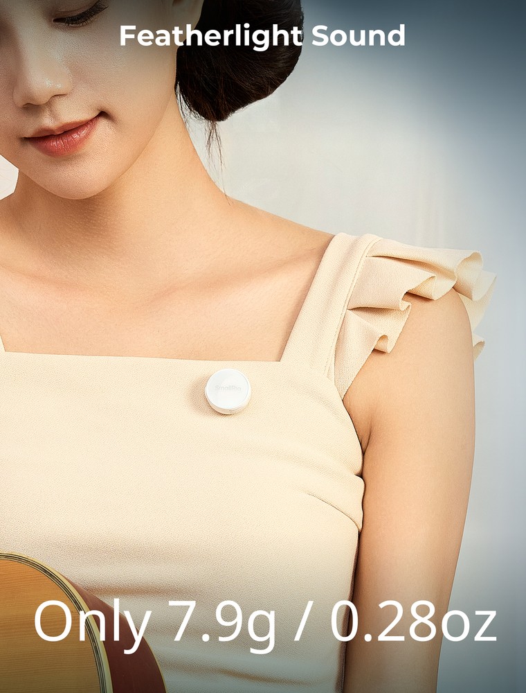 SmallRig S60 Wireless Lavalier Microphone with USB C for iPhone, for Android