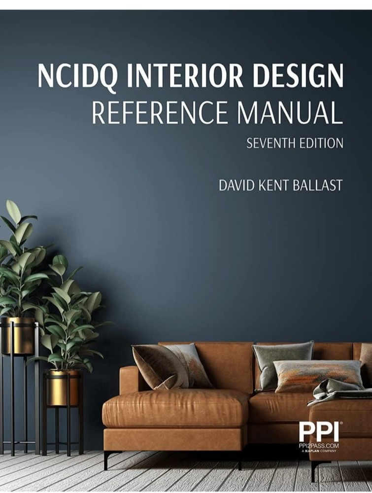 NCIDQ Interior Design Reference Manual, 7th Edition (Paperback)
