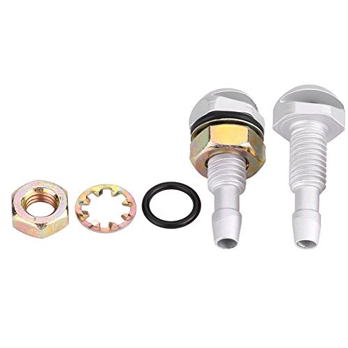 2pcs Washer Nozzle, Universal Car Auto Wiper Spray Jet Nozzle Replacement