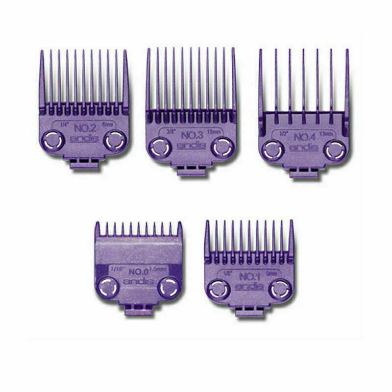 Andis 01410 Professional Waterproof Replacement Barber Clipper Guards Set of 5