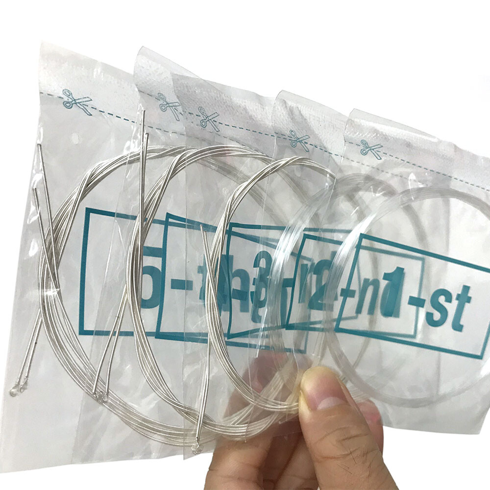 10 Sets AOD10 Strings for 10-string OUD Clear Nylon Silver Plated Copper Alloy