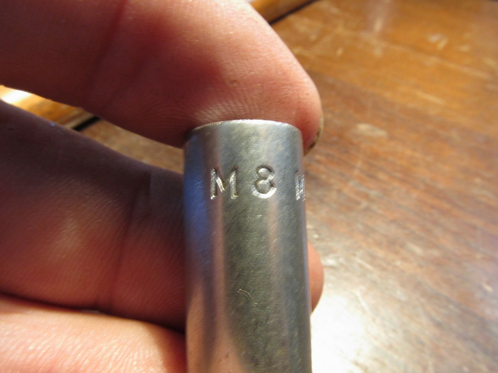 Mac Tools 1/4" Drive Shallow 6 Point Chrome M8 11/32" Socket 6 point