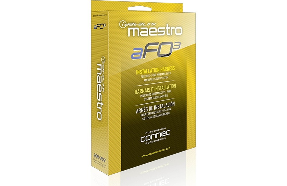 Maestro HRN-AR-FO3 amplifier replacement module to select 2015-up Ford Mustangs