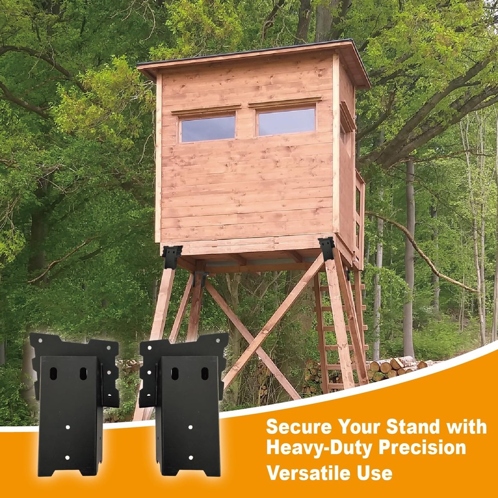 4x4 Outdoor Multi-Use Angle Brackets,Platform Bracket for Deer Stand Brackets