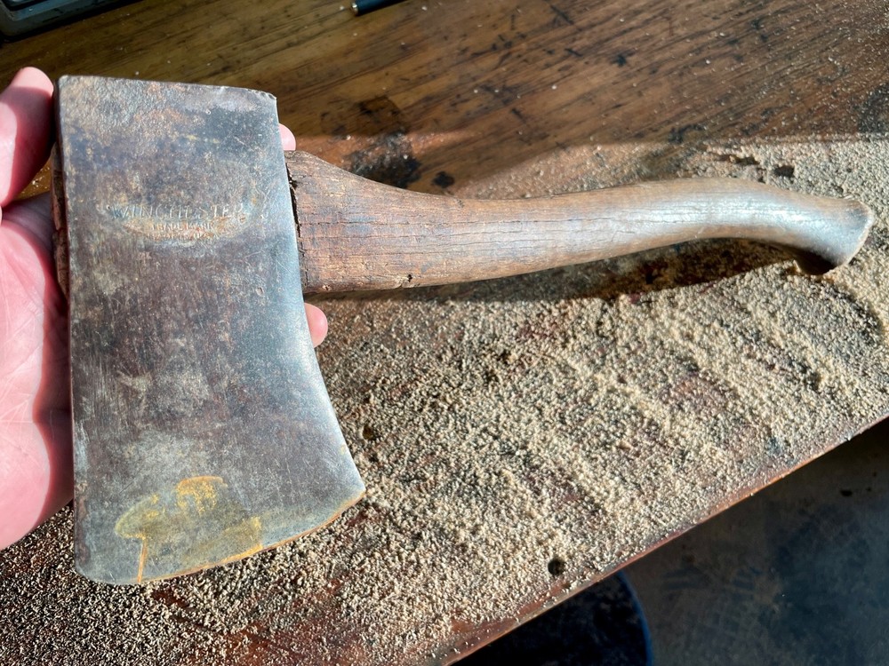 vintage winchester axe hatchet