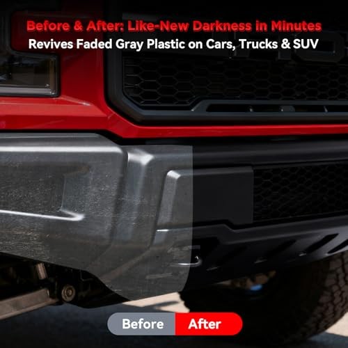 CeramicBlack Trim Coating Spray - Advanced Ceramic Protection for Plastic,