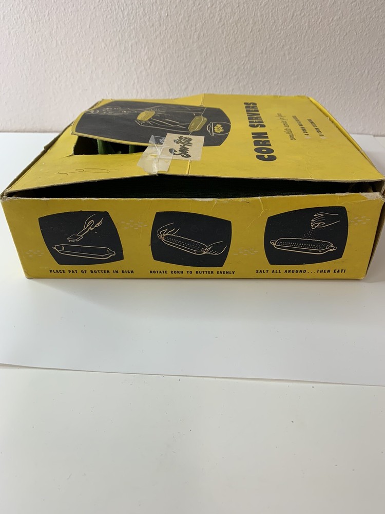 Vintage SERV-RITE CORN SERVERS COMPLETE SERVICE FOR FOUR