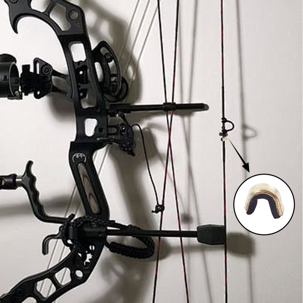 40Pcs Bow String Nock Points Arrows Bowstring Brass Nocking Points Set Archery