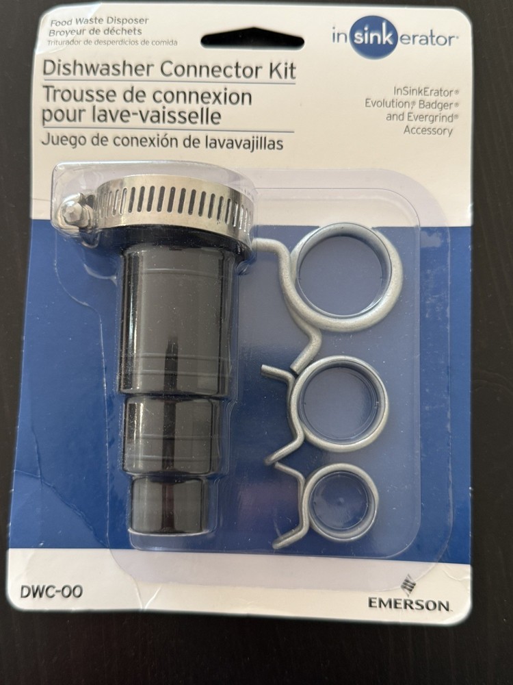 InSinkErator Evolution Cover Control with 3/4hp Garbage Disposal w/EZcnct Cord