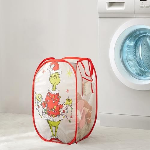 Collapsible Laundry Basket, Lightweight Clothes Storage Organizer, Foldable