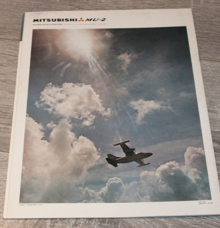 Mitsubishi MU-2K BROCHURE