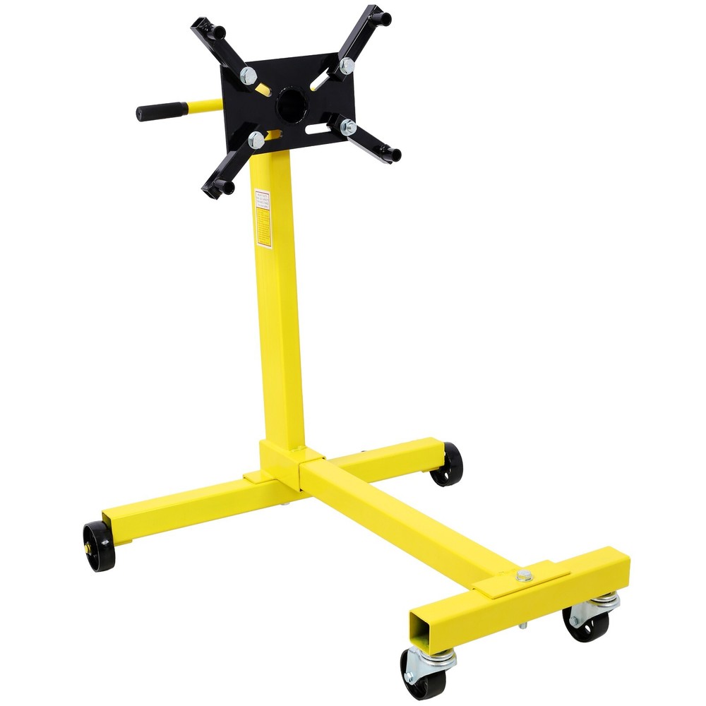 Rotating Engine Stand with 1000lb Capacity, Engine Hoists & Stands