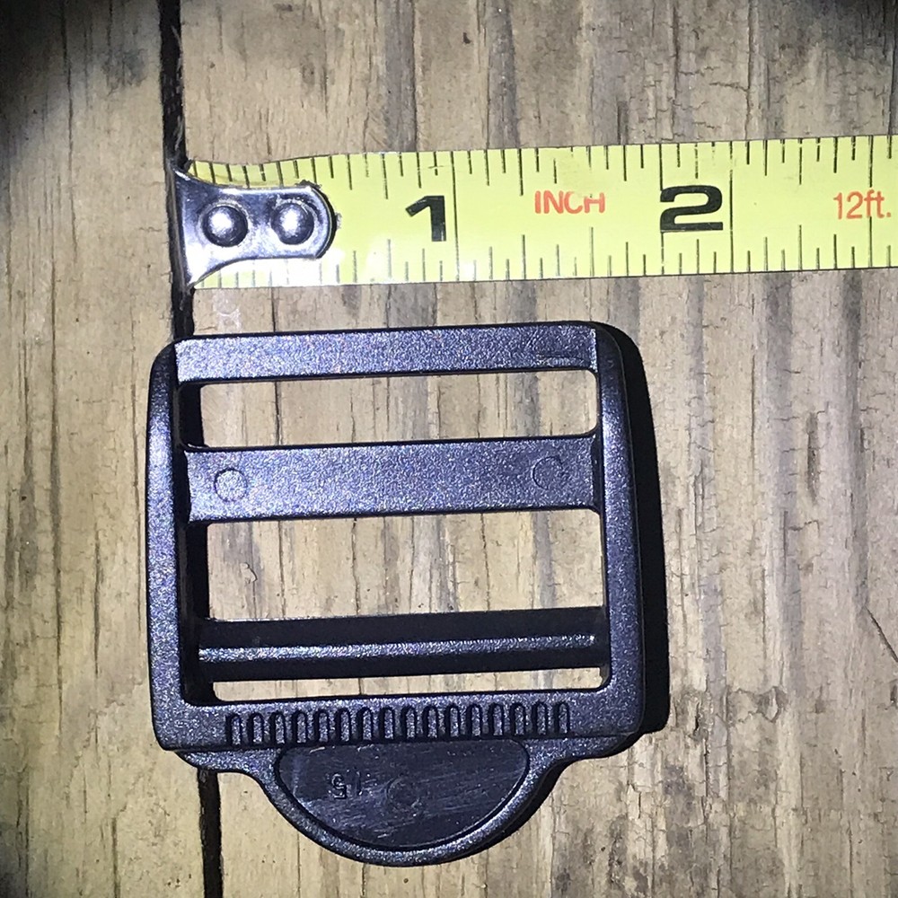 1.5” Plastic Ladder Slider Locking Adjustable Strap Clincher