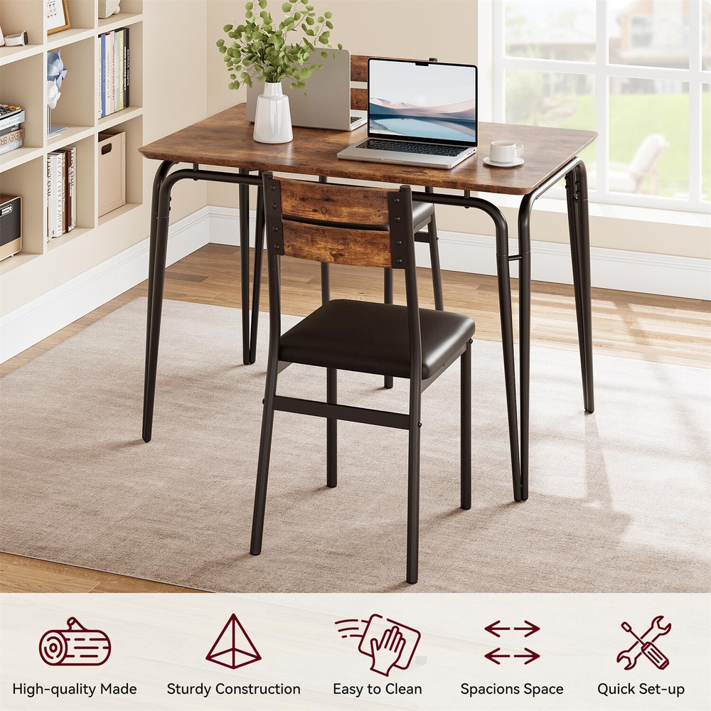 ✔️Dining Table 5 Piece Kitchen & Dining Room Sets for Small Space Table and Cha