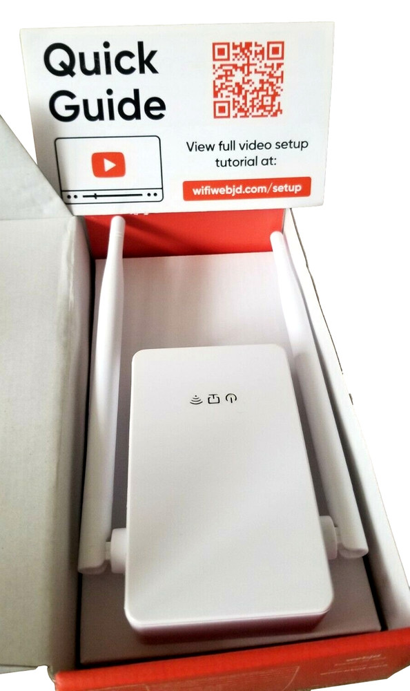 WEBJD JN-300 300Mbps WIFI Range Extender with External Antennas