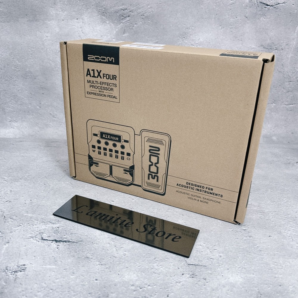 ZOOM A1X FOUR Multi-Effects Processor for Acoustic Processor with pedals JP New