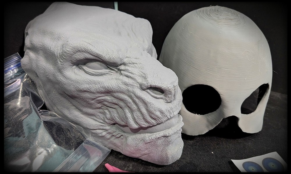 Underworld Lycan Head Prop Kit Blank