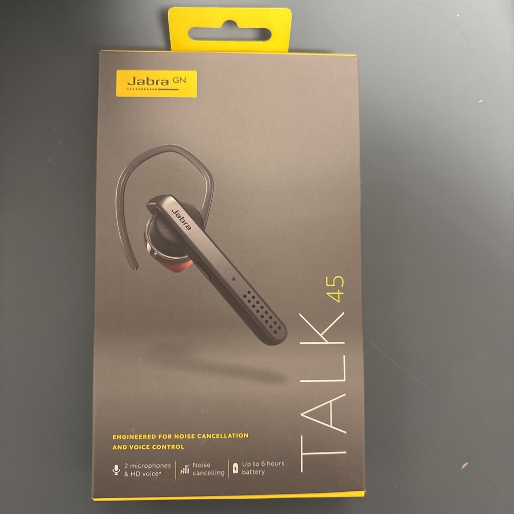 Jabra Talk 45 Bluetooth Headset - Black