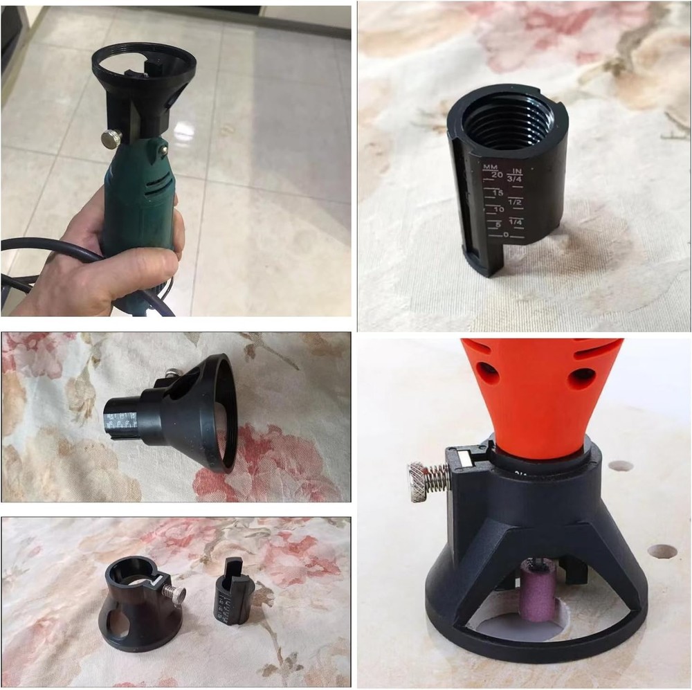 2-Pack Practical Rotary Tool Attachment - Enhance Your Woodworking Projects