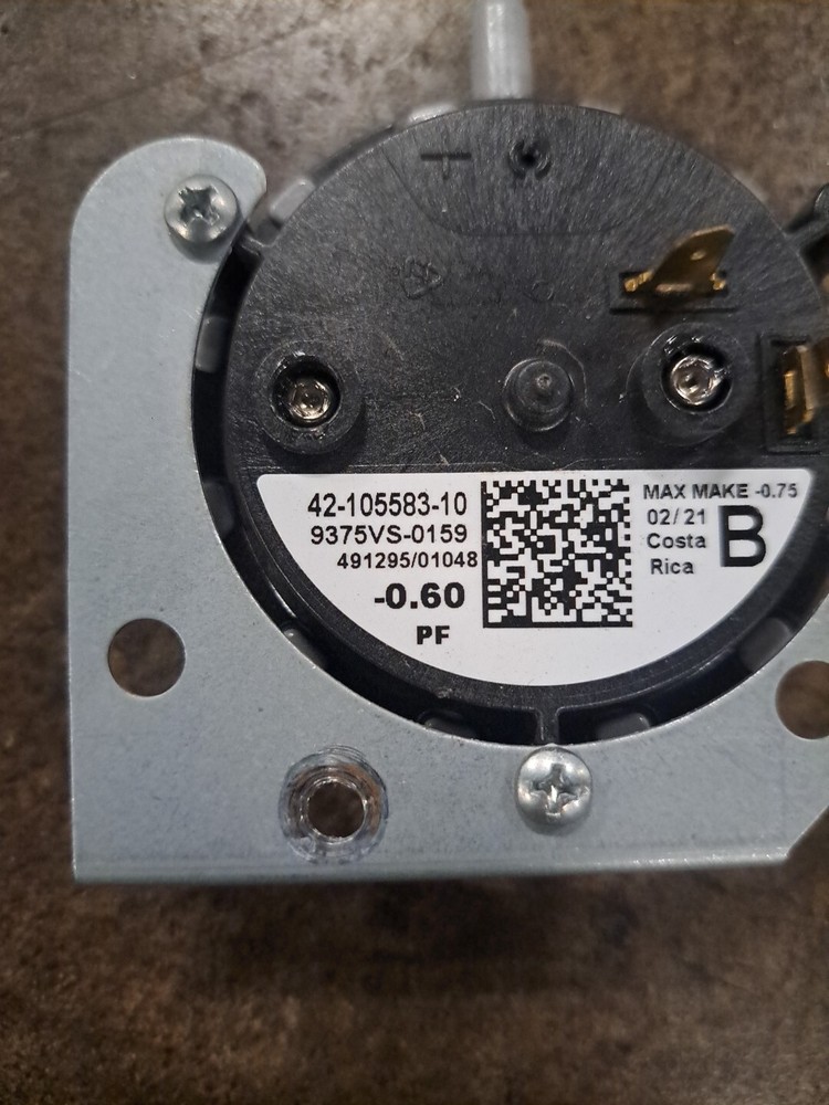 -0.60 Pressure Switch 42-105583-10 Max make -0.75