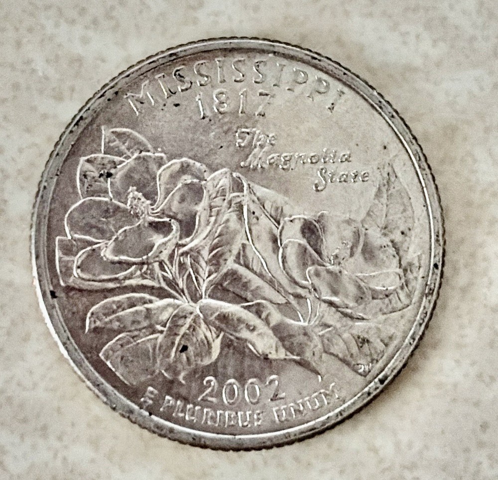 Mississippi State Quarter 2002 D Circulated