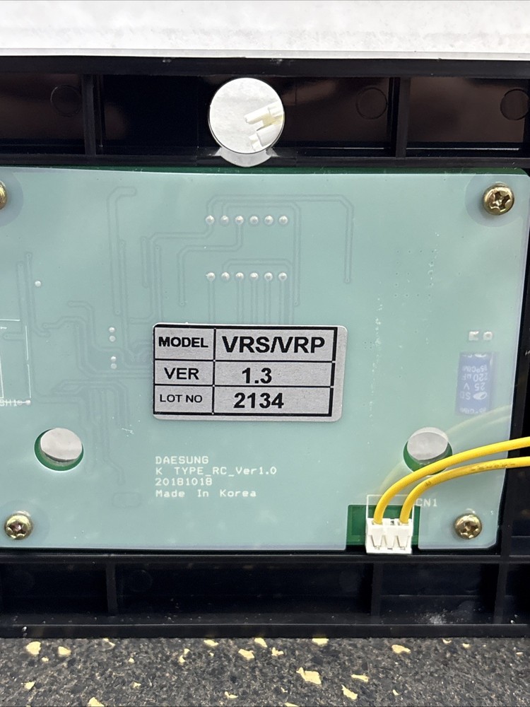 Vesta VRS/VRP 20181018 Control Front Display For VRP-199