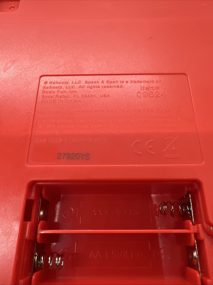 Basic Fun Speak & Spell Electronic Game - 09624